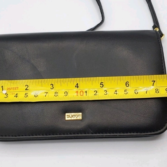 Vintage Buxton Black Crossbody Bag - Picture 7 of 8